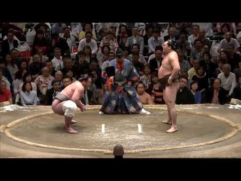 Tochinoshin VS Hakuho (Natsu 2018 day 12)