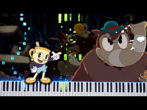 Cuphead DLC - Bootlegger Boogie: Piano Tutorial