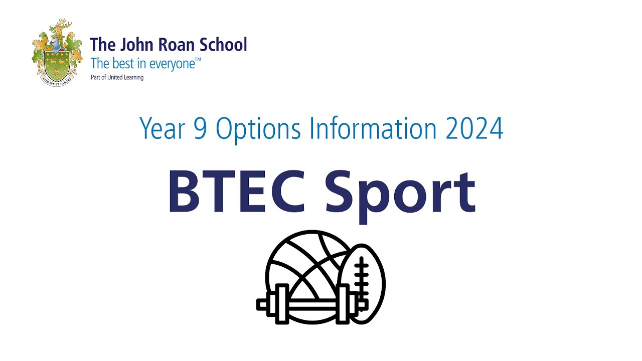 BTEC Sport options