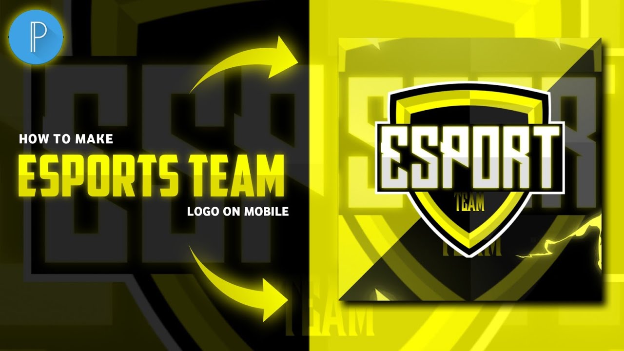 How to Make Esports Team Logo on Android | Esports Logo Pixellab | How to Create Gaming Esports Logo
