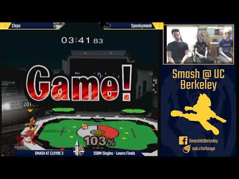 Smash at Cloyne 3 - Melee Singles Losers Finals:  Cleps vs Spookymank