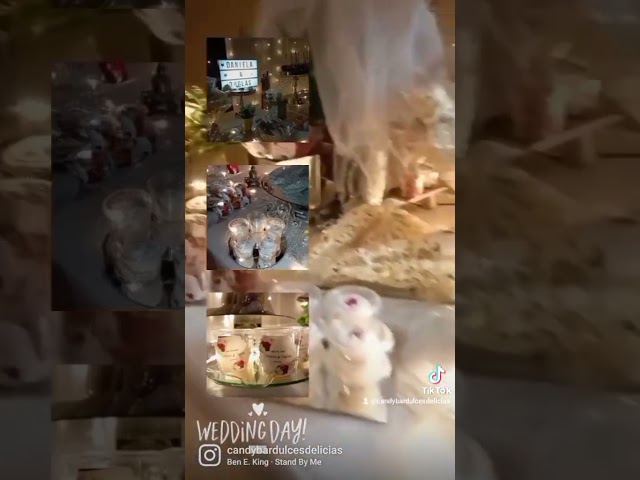 Vídeo relacionado con DPKOW Candy Bar Pancarta Decoración para Boda Comunión Baby Shower, Tela Mesa Candy Bar Pancarta para Bautizo Cumpleaños Graduación Jubilación, 120 * 30cm