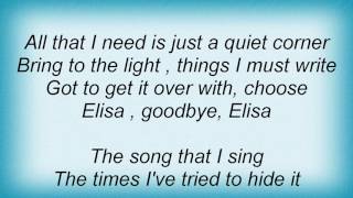 Bee Gees - Elisa Lyrics