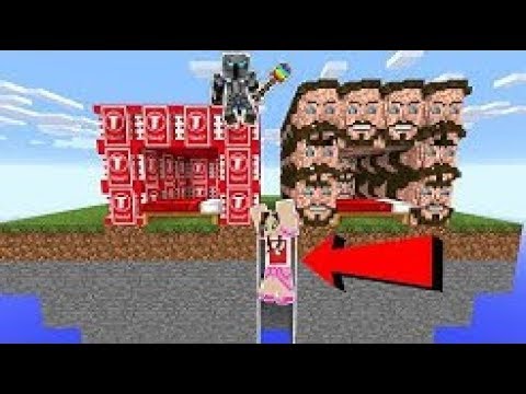PopularMMOs Minecraft: PEWDIEPIE VS T-SERIES LUCKY BLOCK BEDWARS! - Modded Mini-Game