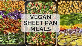 3 Dump and Go Vegan SHEET PAN MEALS