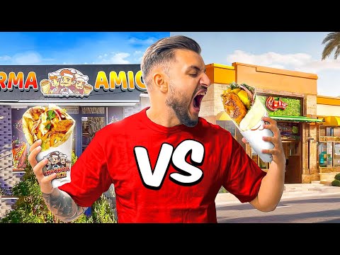 Shaorma Amicii VS Shaorma from Saudi Arabia