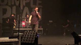 “Where I Belong” LIVE by Simple Plan at The National in Richmond, VA on 10/29/19