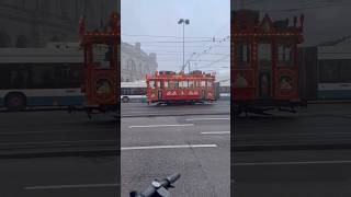 🇨🇭チューリッヒ.XmasトラムMärlitram