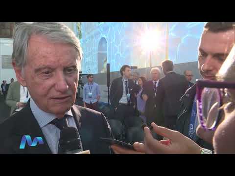 Gianluigi Aponte presente alla cerimonia a Genova