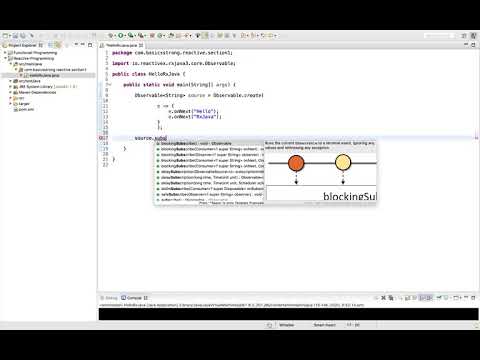 #3.3 Hello RxJava | Reactive Programming in Java Using RxJava 3.x ReactiveX