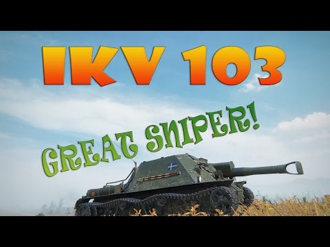 World of Tanks Ikv 103 great sniper!