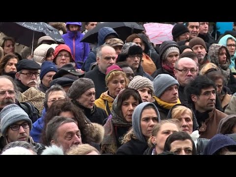 cérémonie d'hommage à Tignous à Montreuil