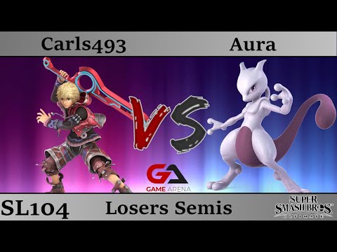 Carls493 (Shulk) vs Aura (Mewtwo) - Losers Semis: SmashLAN'd 104