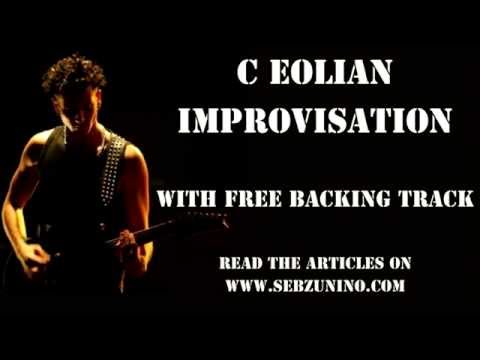 C AEOLIAN IMPROVISATION & FREE BACKING TRACK