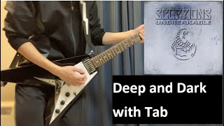 【Scorpions】Deep and Dark　(Rhythm guitar cover)【Tab】