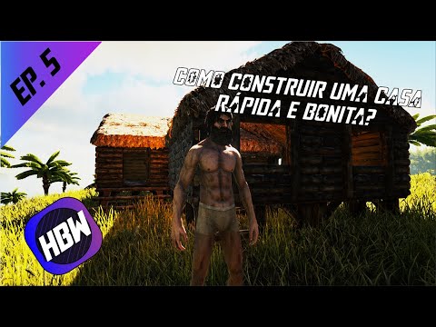 Como construir um CASA BONITA no ark !!!/ DOMAMOS um bronto FACIL FACIL