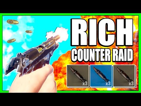 Rust RICH M92 Counter Raid + GOING DEEP to TOOL CUPBOARD - Solo Raiding (Rust Raids PvP Highlights)