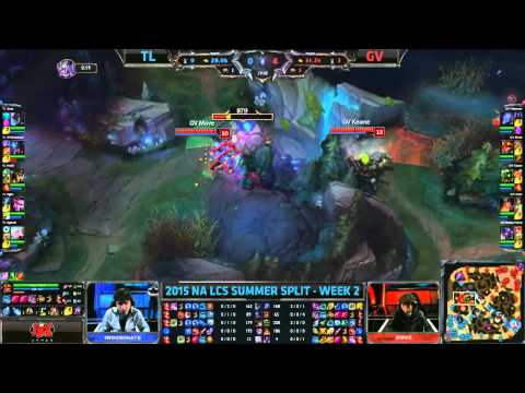 Gravity vs Team Liquid (GV vs TL) - W2D2 NA LCS Summer 2015 - League of Legends