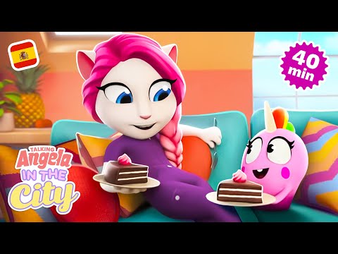 Remodelación del apartamento de Angela|Talking Angela: En la ciudad|Compilación de dibujos animados