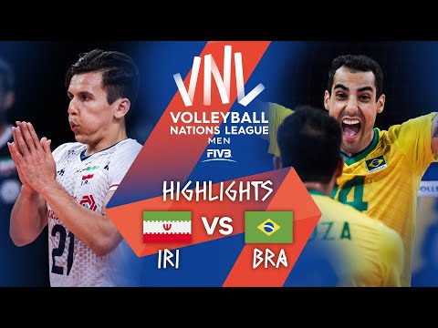 IRI vs. BRA - Highlights Week 4 | Men's VNL 2021