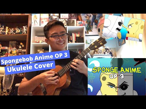 SpongeBob Anime OP3 - Kaitei no Orchestra (Precious Time) by Romi Ukulele Cover