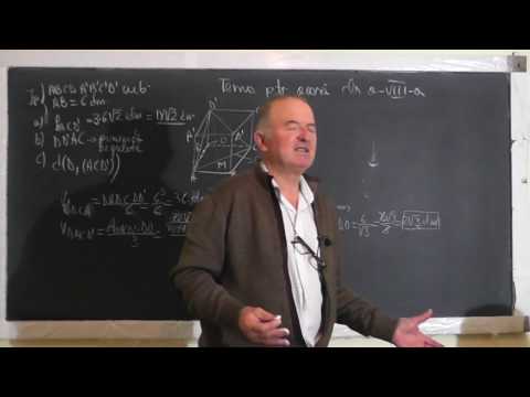2/2 1430 Teste evaluare nationala: Cub Piramida Distanta de la un punct la un plan - Clasa 8