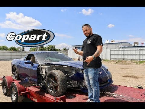 BUYING A WRECKED CORVETTE FROM COPART!