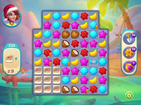 Hawaii Match-3 Mania Level 228 - No Boosters - FULL STORY - CaroGamesNL