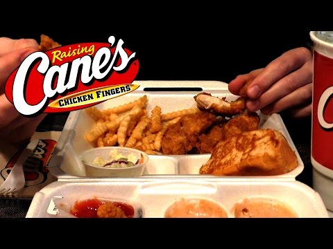 ASMR: Eating Raising Cane's Chicken Fingers (No talking)