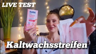 HAARENTFERNUNG ISANA KALTWACHSSTREIFEN  | Rossmann  | Live Test | Miranda Carat