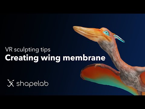 Shapelab VR sculpting tips | Creating wings