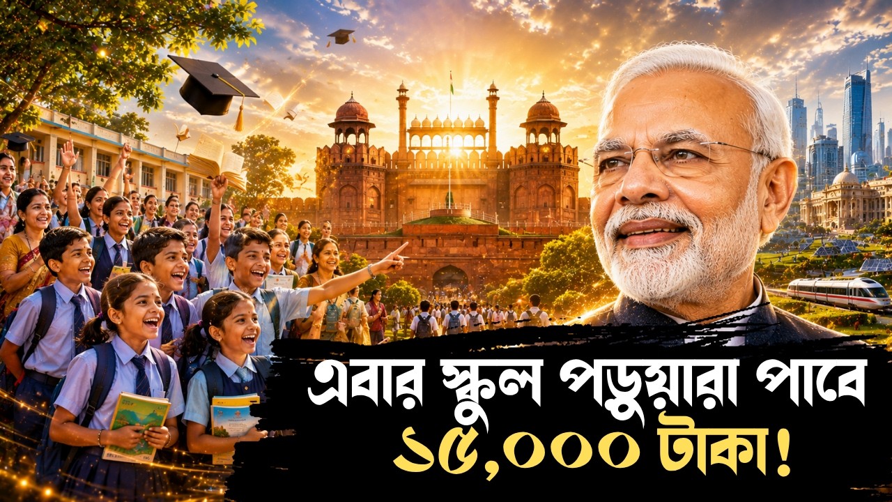 স্কুল পড়ুয়ারা পাবে ১৫,০০০ টাকা! দারুণ উদ্যোগ সরকারের | Central Government New Step For Students