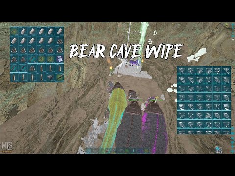 Ark MTS Ch 3 How we Saved Our Caged Tribemate & Wiped Bear Cave