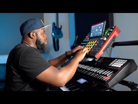 Made Crazy Up Tempo Beat on MPC X using TubeSynth and My X Factor Drum Kit!