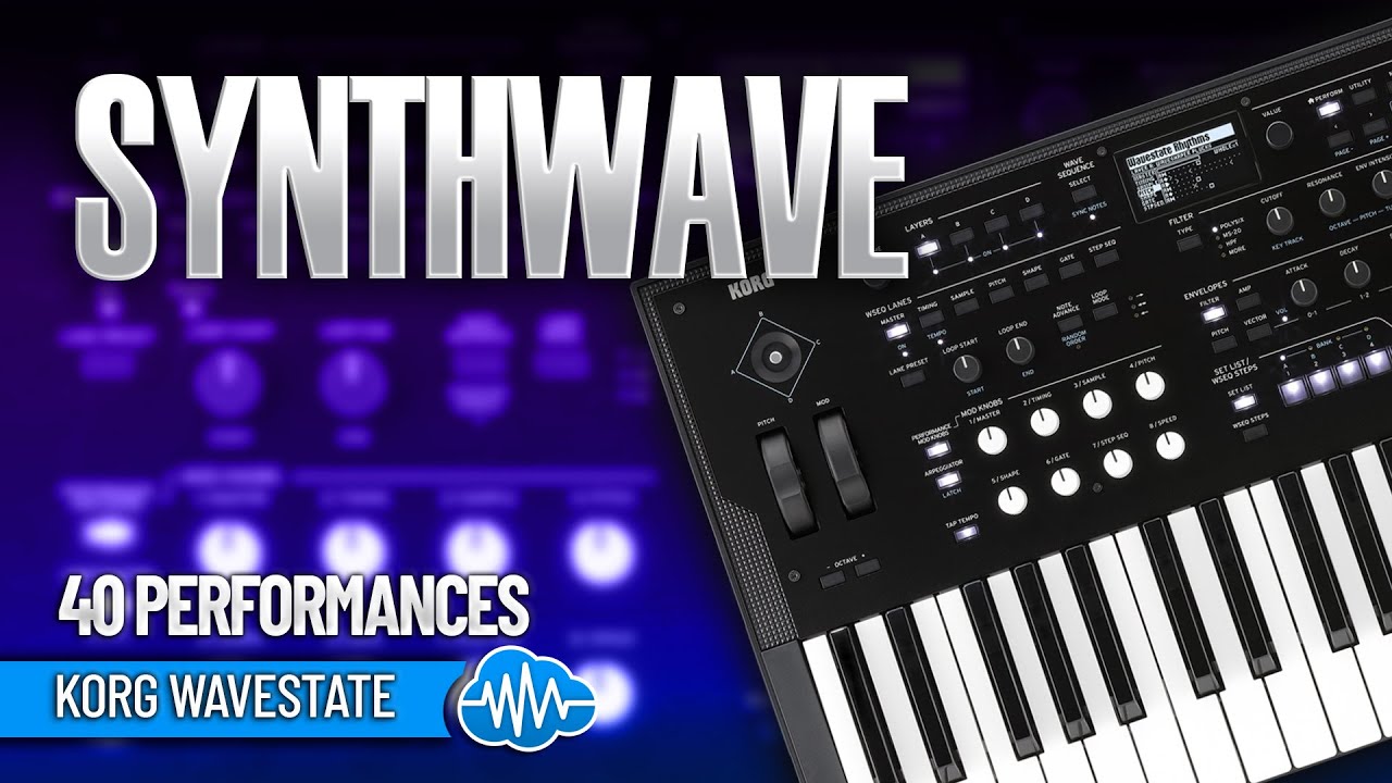 SCL591 - ( Bundle ) - Synthwave + Synthwave Exploration V1 - Korg Wavestate / mkII / Se / Native - Video Preview 1