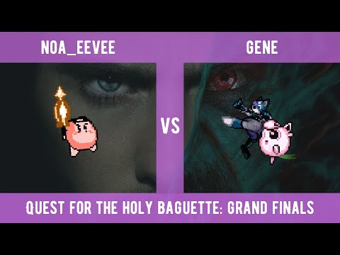 Noa_Eevee (Bandana Dee) vs. Gene (Puff, Fox) - SSF2 Grand Finals - Quest for the Holy Baguette