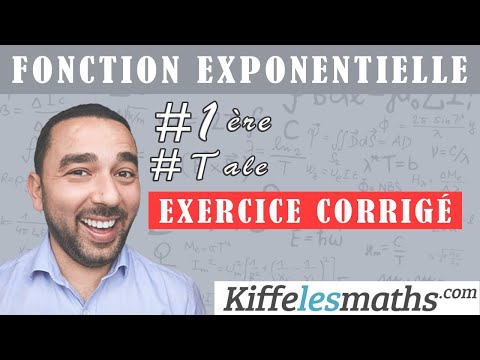 Dériver une fonction exponentielle. Etudier les variations d'une fonction exponentielle.
