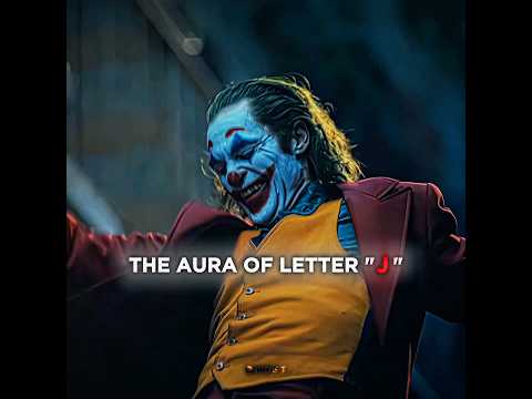 Aura of the letter "J" ☠️ | #letterj #shorts