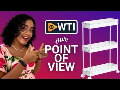SPACEKEEPER Slim Rolling Storage Cart - WTI product video review