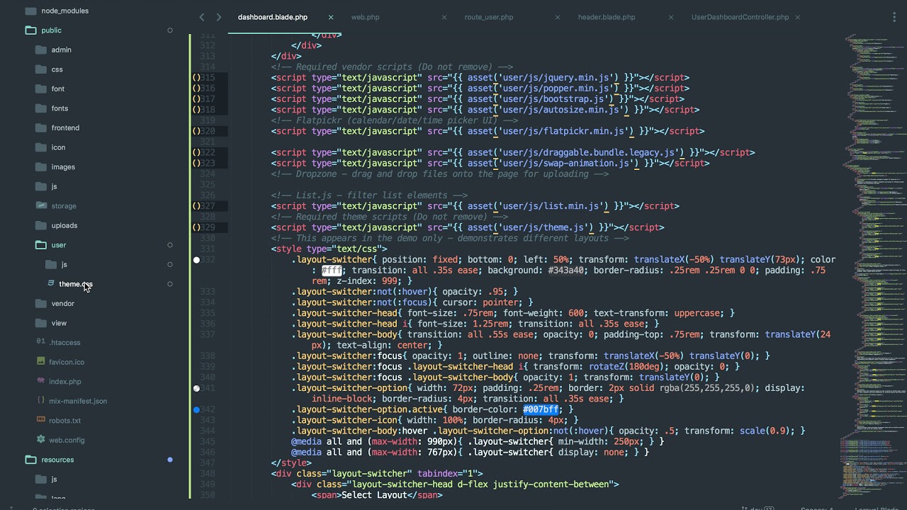 [Seri] - Website đồng hồ - Ghép giao diện dashboard user