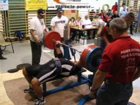 Siegfried Steinmeir 273kg Bankdrücken Österreich-Rekord Kat. -125kg