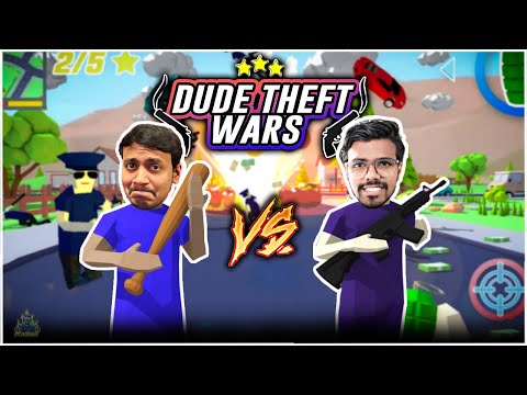 Dude Theft Wars with @Hi5GAMER  | Multiplayer Challenge | Maddy Telugu Gamer
