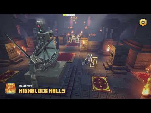 EPIC Boss Battle in Highblock Halls - Minecraft Dungeons