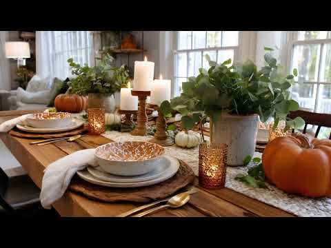 Elegant Autumn Tablescape Ideas | Thanksgiving & Dinner Party Styling Tips 2025