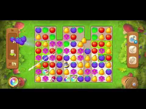 Gardenscapes Level 16 walkthrough