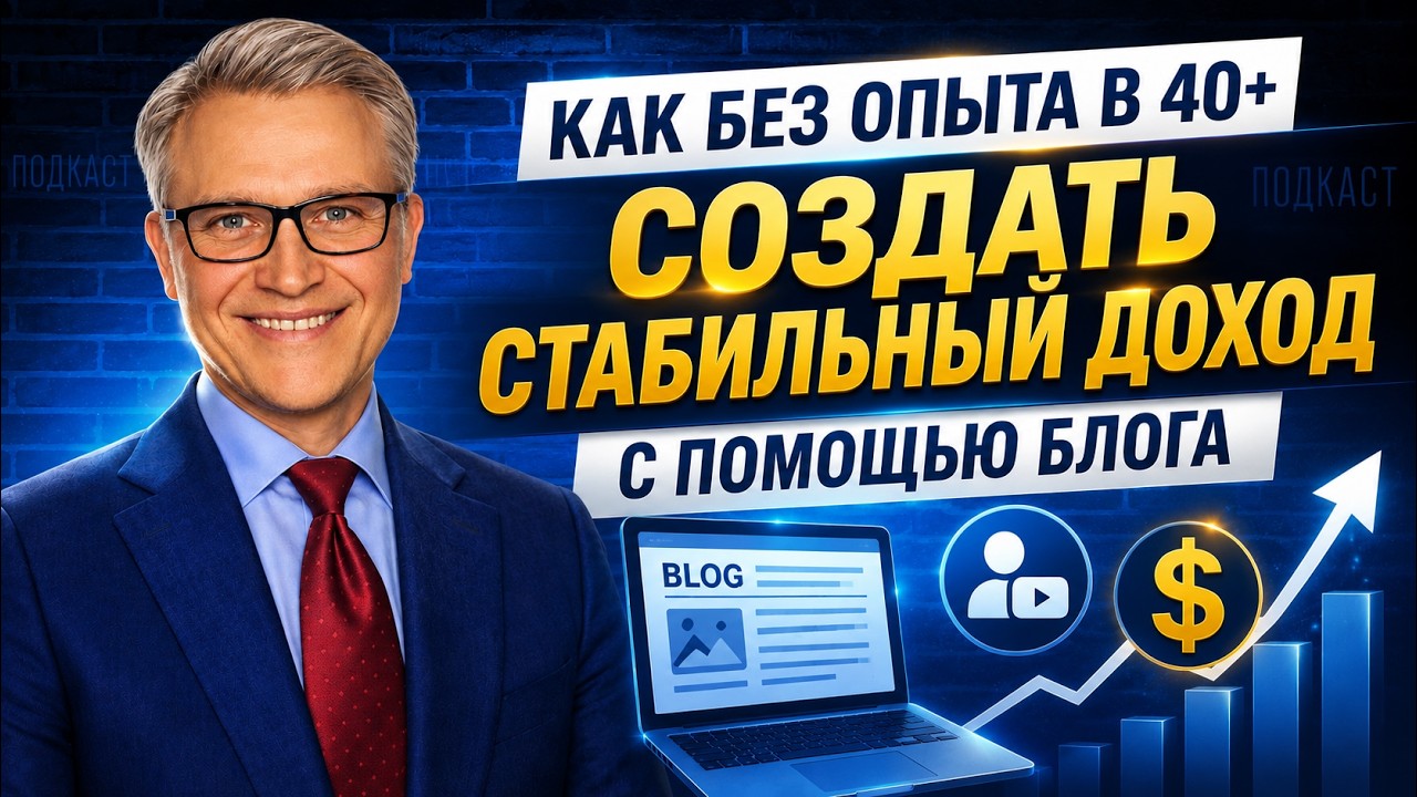 Как без опыта в 40+ создать стабильный доход с помощью блога - часть 02