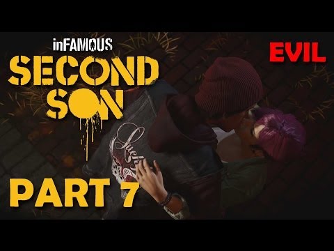 inFamous: Second Son Evil Expert Playthrough Part 7: Murdering Protesters