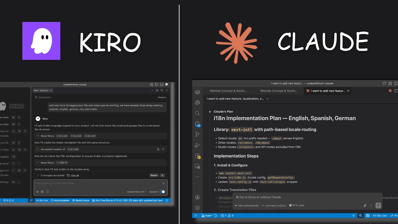 This Agentic Workflow Built My App 10x Faster (Kiro + Claude Code)