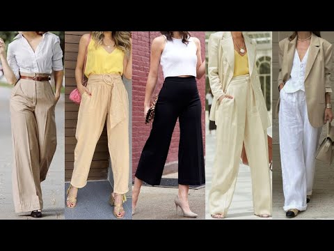 Trends PANTS FASHION 2025 OUTFITS WITH fashion pants 2025 WOMEN