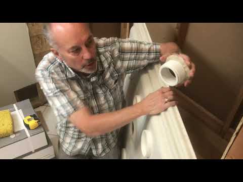 Installing a compression drain on a shower pan